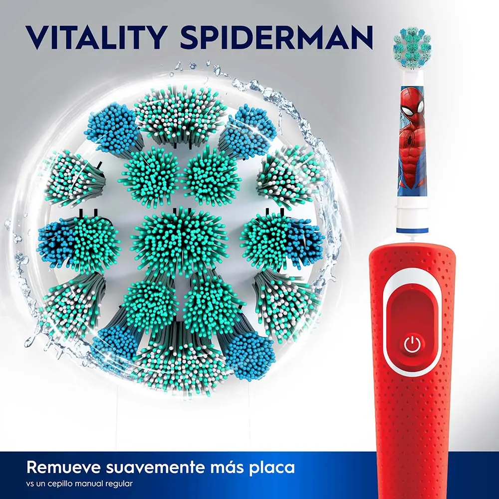 Cepillo Eléctrico Recargable Oral-B Marvel Spider-Man 1 Unidad