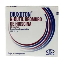 Diuxoton N-butilbromuro de Hioscina 20 Mg/ml
