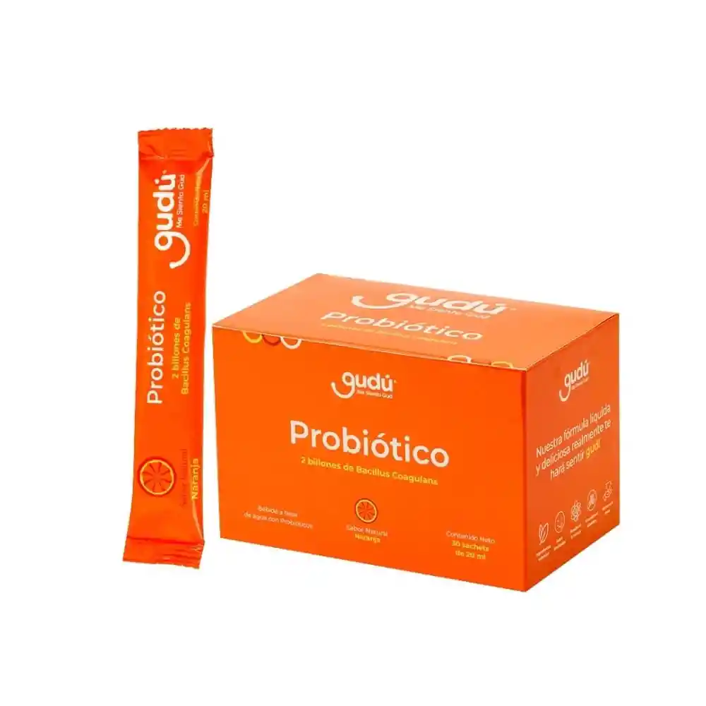 Probiotico Gudú Liquido Naranja