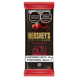 Barra de Chocolate Hersheys Cranberry (85 Gr)