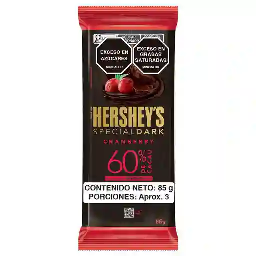 Barra de Chocolate Hersheys Cranberry (85 Gr)