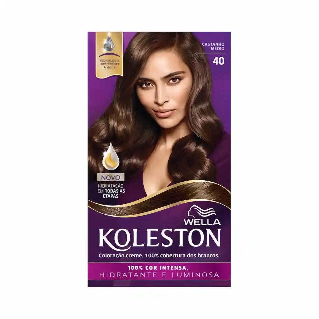 Koleston Sing N° 40 Castaño Med + Kol Crem Rev 20 Preb u
