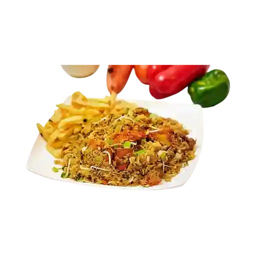 Arroz Chino Cerdo Pollo