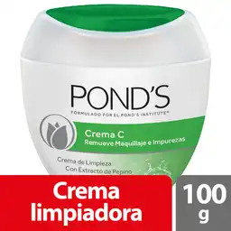 Ponds Crema C Limpiadora con Extracto de Pepino