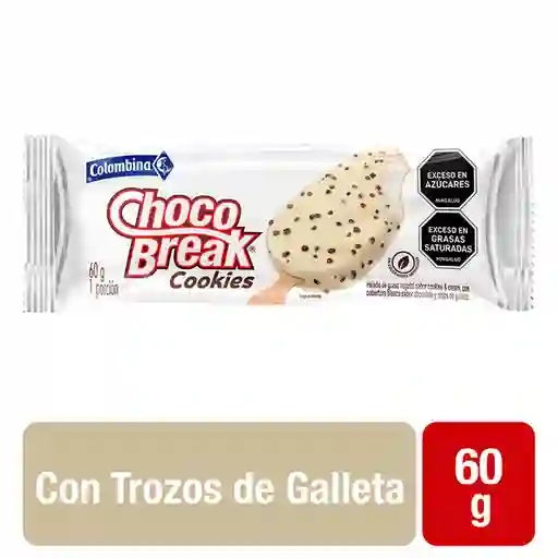 Colombina Paleta Helada Choco Break Cookies