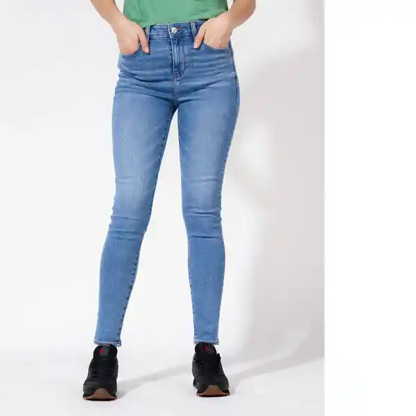 Jean High-Rise Mujer Jegging Azul T: 000 Short American Eagle
