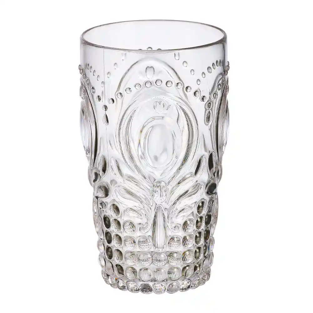 Vaso Acrílico Alto Emboss