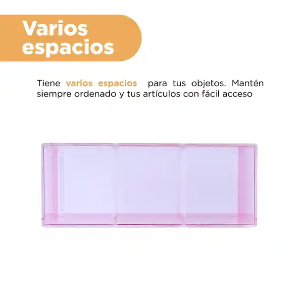 Organizador Plástico Para Escritorio Serie Miniso