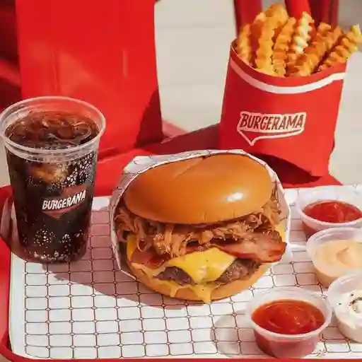 Combo hamburguesa cerdo bbq+tocineitor