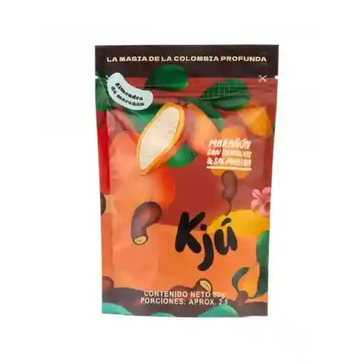 Snack de Marañóncon Chocolate y Sal Marina - Kjú