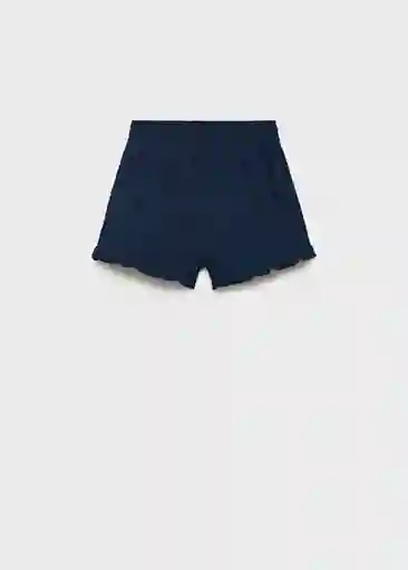 Short Val Navy Talla 12 Niñas Mango