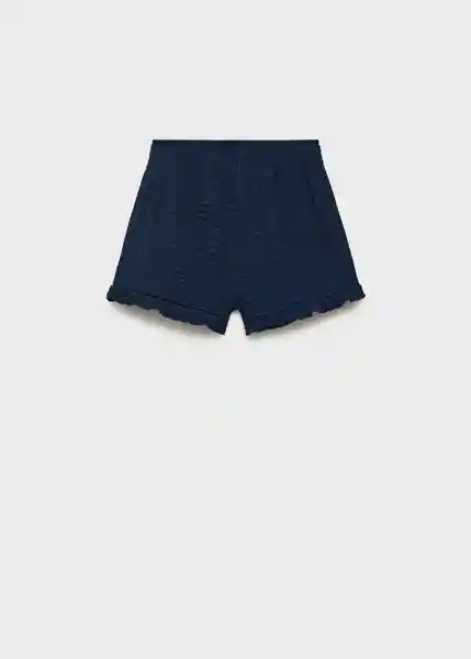 Short Val Navy Talla 12 Niñas Mango