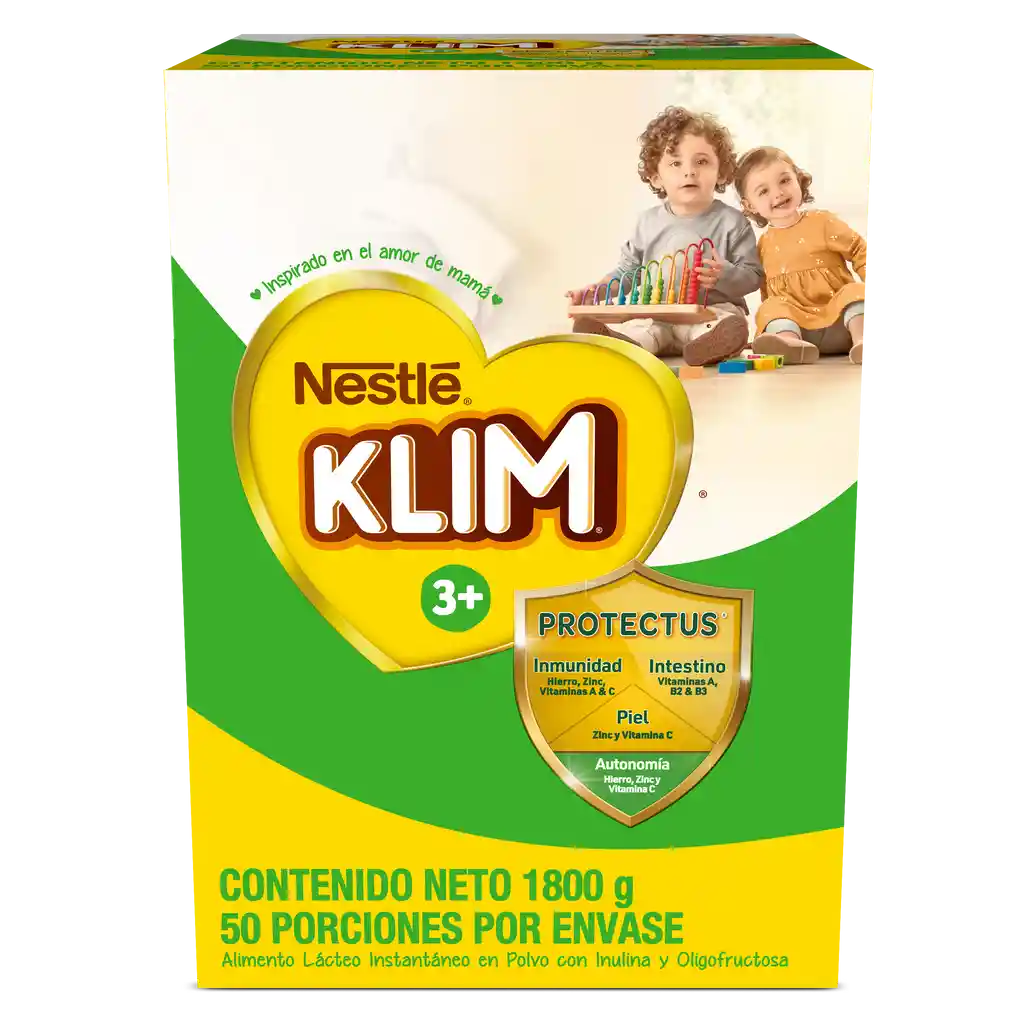 Alimento lácteo KLIM 3+ x 1800g