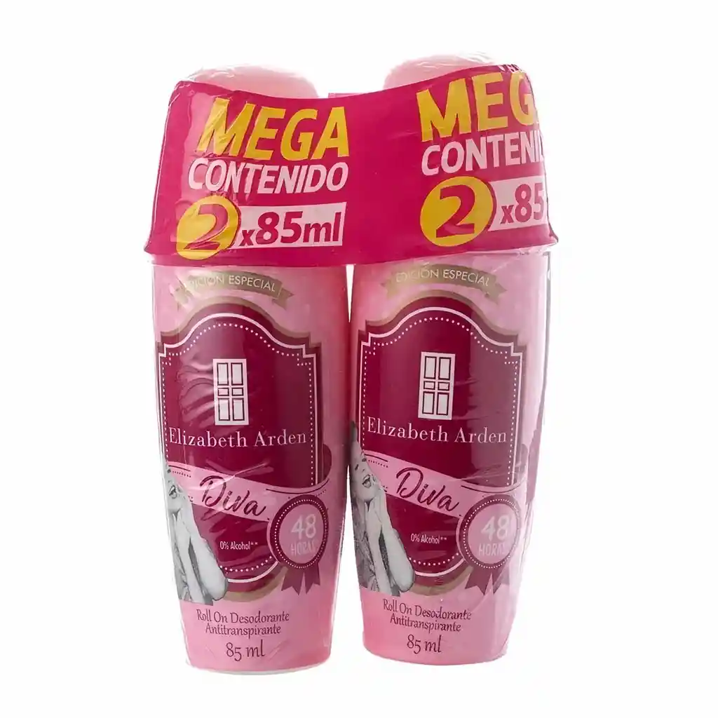 Elizabeth Arden Desodorante Roll On Diva Mega Contenido
