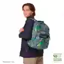 Morral Juvenil Porta Pc 14" Acuarela Gris
