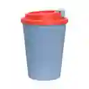 Vaso Con Tapa de Fibra