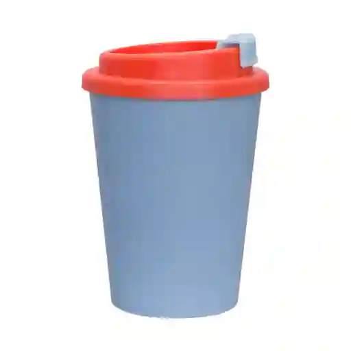 Vaso Con Tapa de Fibra