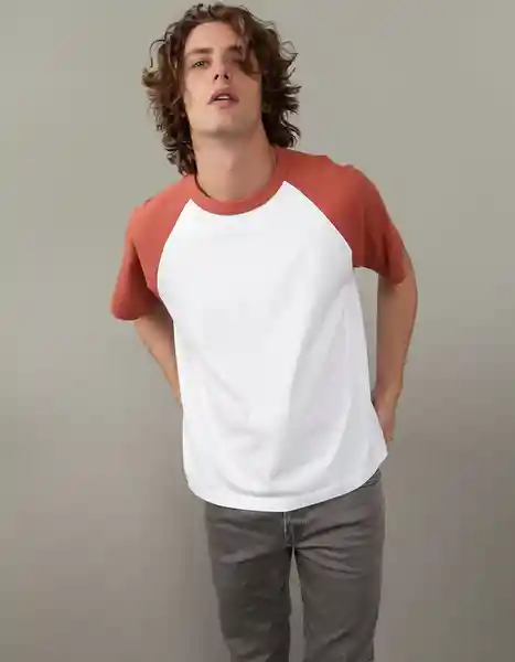 Camiseta Hombre Naranja Talla Small American Eagle 11643666