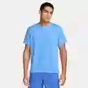 Nike Camiseta M Df Uv Miler Ss Para Hombre Azul Talla M