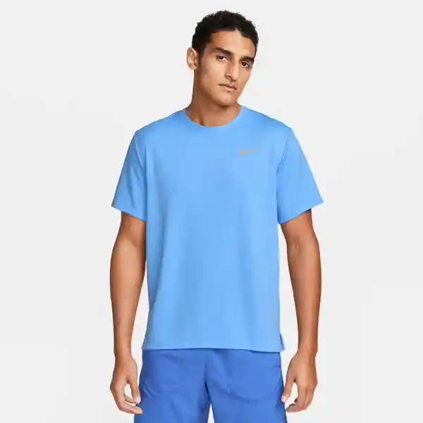 Nike Camiseta M Df Uv Miler Ss Para Hombre Azul Talla M