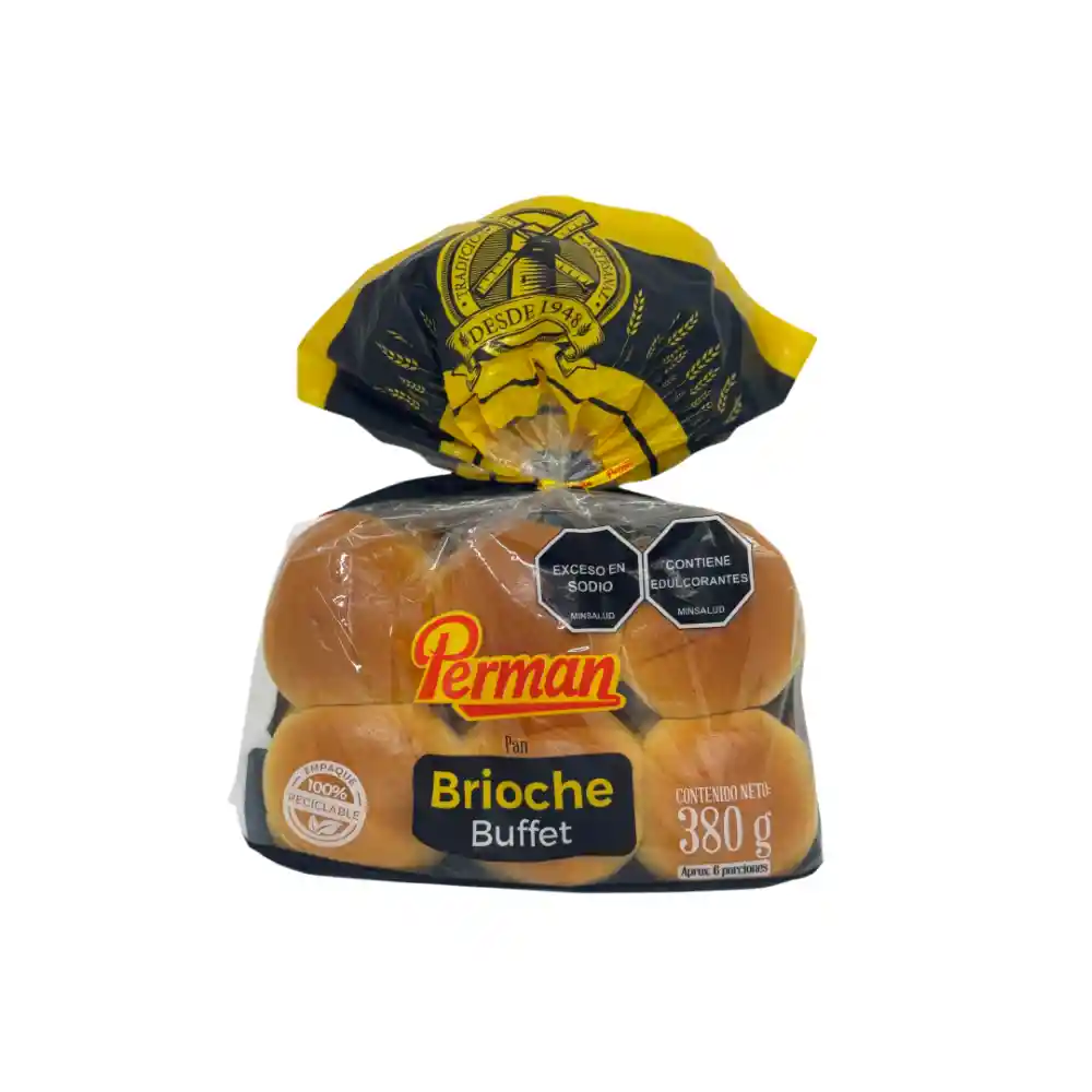 Perman Pan tipo Brioche Buffet 370 Gr