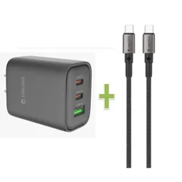 Cargador de Pared 65 Watts + Cable Tipo C 60 Watts Ca60w+ch65w