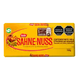 CHOCOLATE NESTLE SAHNE-NUSS 160g