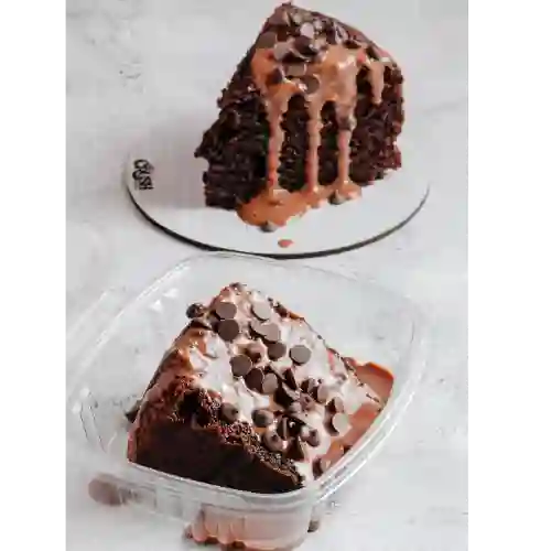Porción de Volcán de Chocolate
