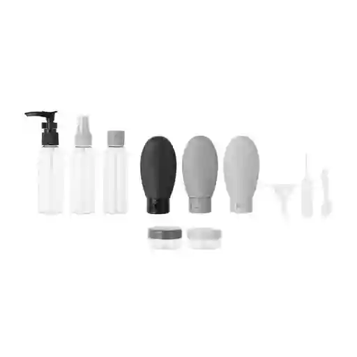 Juego de Viaje Serie Silvery Gray Miniso