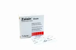 Zalain Antibiótico en Óvulos Vaginales