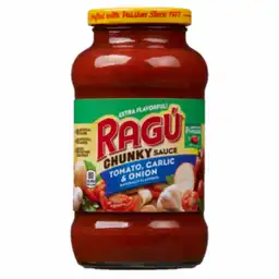 Ragu Salsa Para Pasta Chunky Ajo Y Cebolla