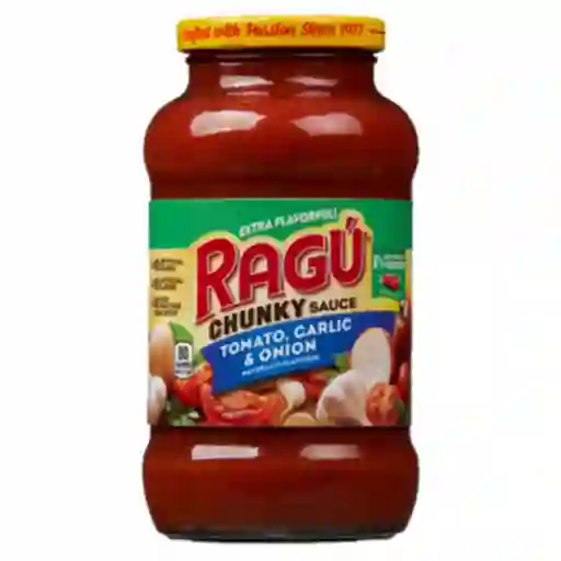 Ragu Salsa Para Pasta Chunky Ajo Y Cebolla