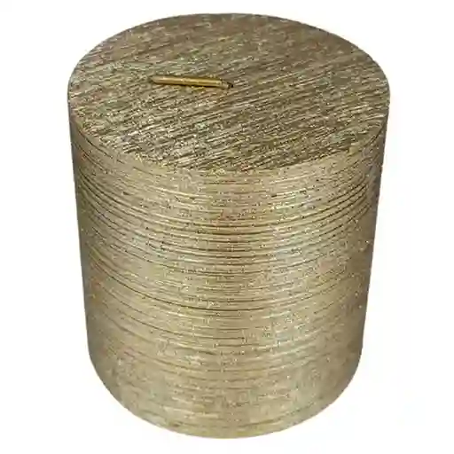 Cotidiana Vela Pilar Met Dorado 7 cm Nav24