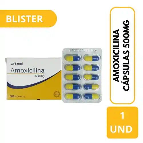 La Santé Amoxicilina Blister (500 mg)