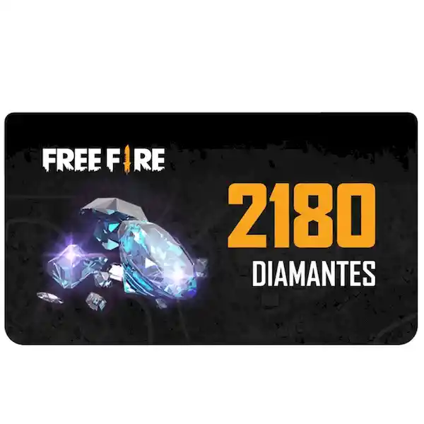 Freefire Tarjeta 2180 Diamantes