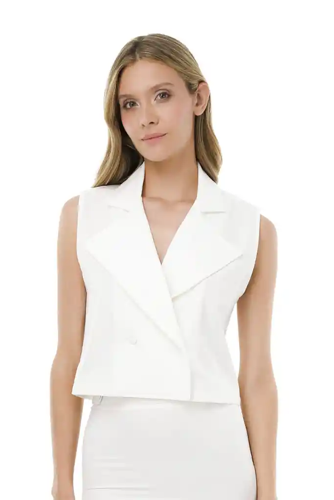 Chaleco Marfil Fiorella