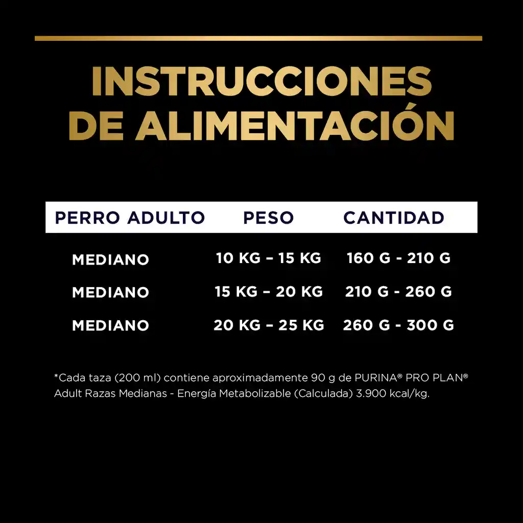 Comida para Perros adultos razas mediana Purina Pro Plan x 3 kg