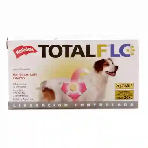 Total F Desparasitante Para Perros Medianos 10 A 20 Kg