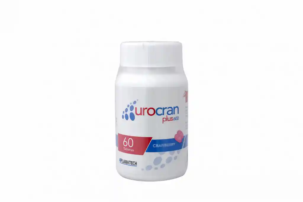 Urocran Plus (600 mg) Complemento Alimenticio en Tabletas Sabor a Arándano