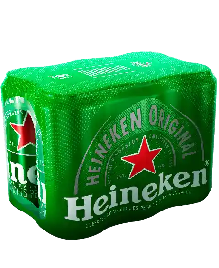 Heineken Cerveza Sixpack Lata