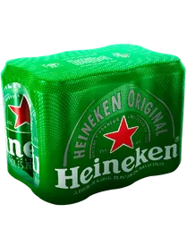 Heineken Cerveza Sixpack Lata
