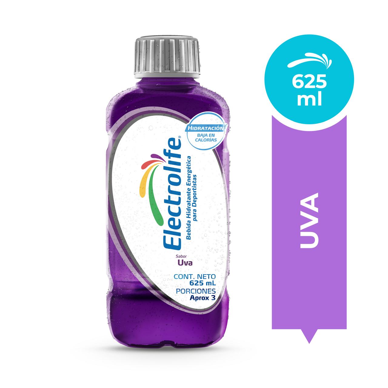 Electrolife Bebida Hidratante Uva 625 ml
