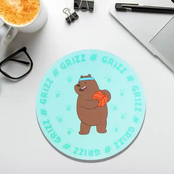 Pad Mouse we Bare Bears Collection Rosa Wbb Miniso