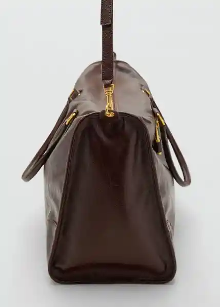 Bolso G Agnes Chocolate Talla 99 Mujer Mango