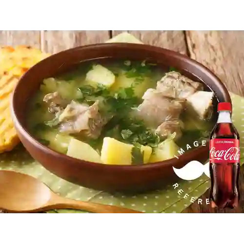 Combo Caldo de Costilla + Coca Cola Original 400 ml