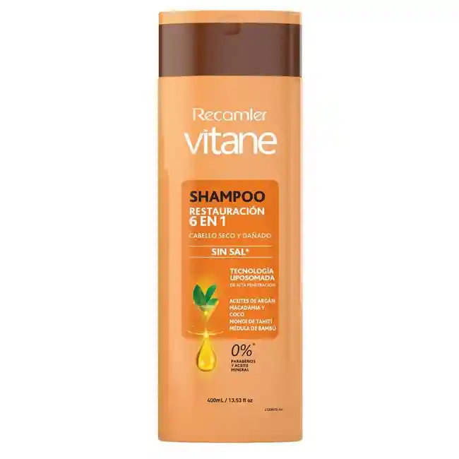 Vitane Shampoo Restauración 6 en 1