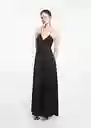 Vestido Black Negro Talla 21 Niñas Mango