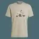 Adidas Camiseta Camo Big Logo T Hobre Gris Talla XL Ref: IW8487