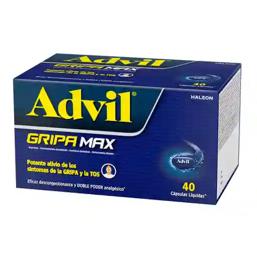 Advil Gripa Max Gripa y Tos  x 40 cap
