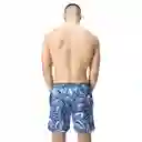 Pantaloneta Printed Leisure 18 Pulgadas V2 Hombre Azul-l